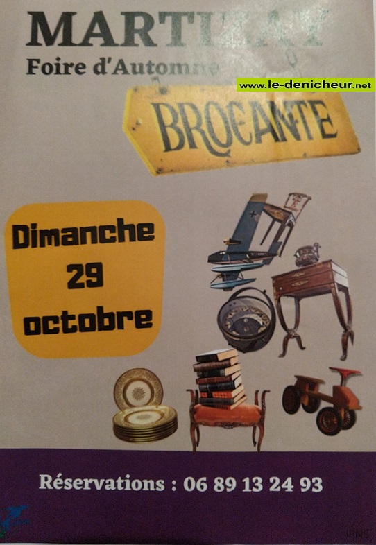 v29 - DIM 29 octobre - MARTIZAY - Brocante  10-29_31
