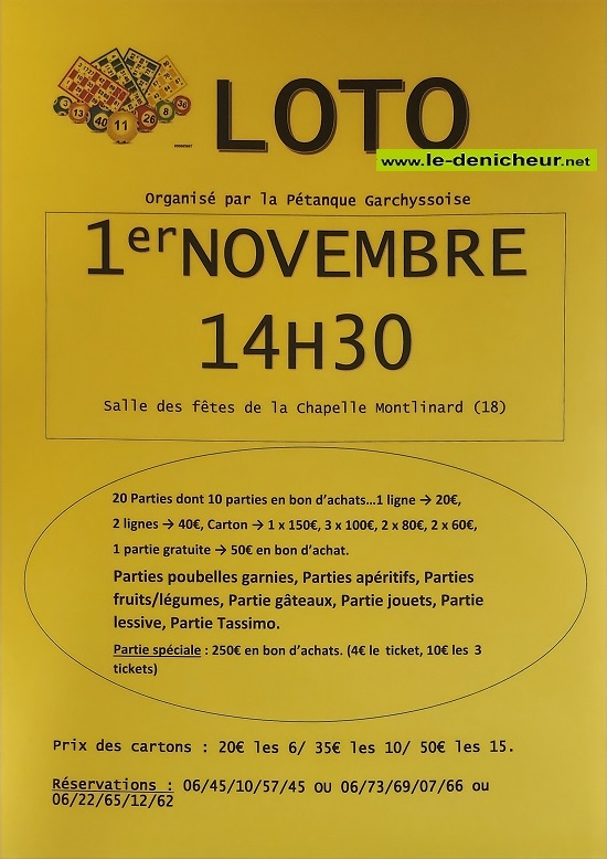 w01 - MER 01 novembre - LA CHAPELLE MONTLINARD - Loto de la pétanque garchoise * 11-01_59
