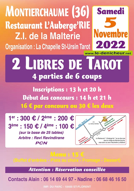 k05 - SAM 05 novembre - MONTIERCHAUME - Concours de Tarot */ 11-05_17