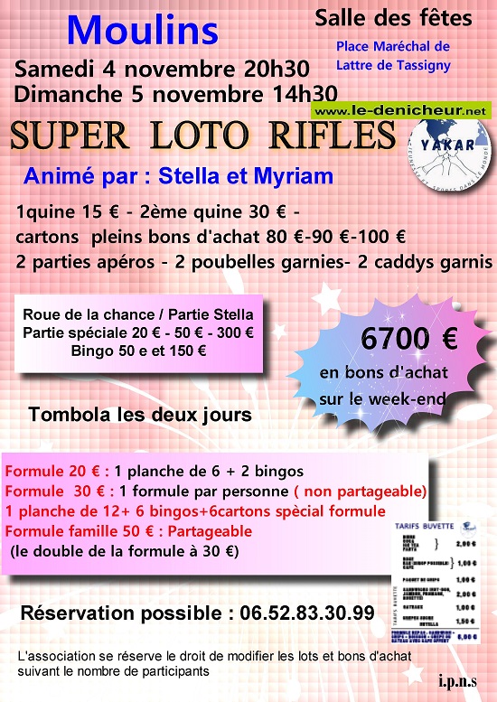 w04 - SAM 04 novembre - MOULINS - Loto de Yakar d'Yzeure * 11-05_48