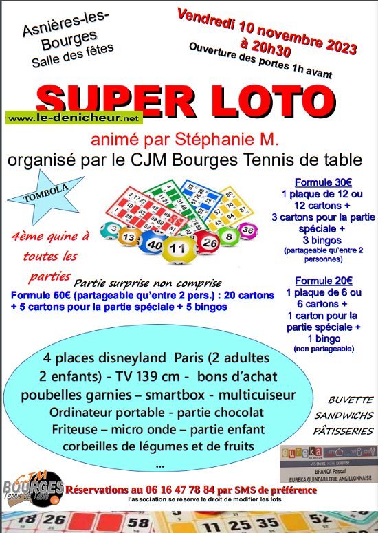 w10 - VEN 10 novembre - ASNIERES LES BOURGES - Loto du CJMB Tennis de Table ° 11-10_31