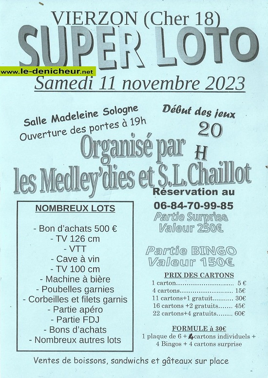 w11 - SAM 11 novembre - VIERZON - Loto du S.L. Chaillot et Medley'dies ° 11-11_61