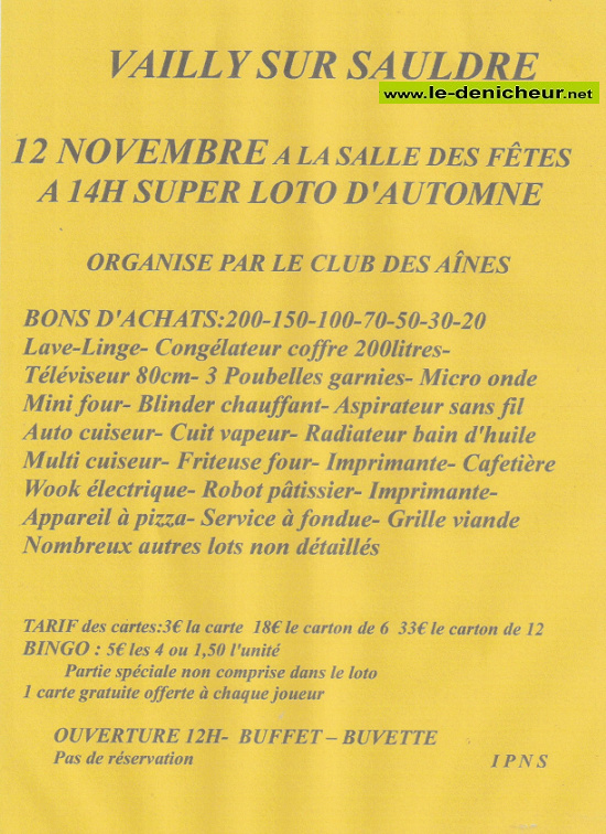 w12 - DIM 12 novembre - VAILLY /Sauldre - Loto du Club de l'Amitié * 11-12_44