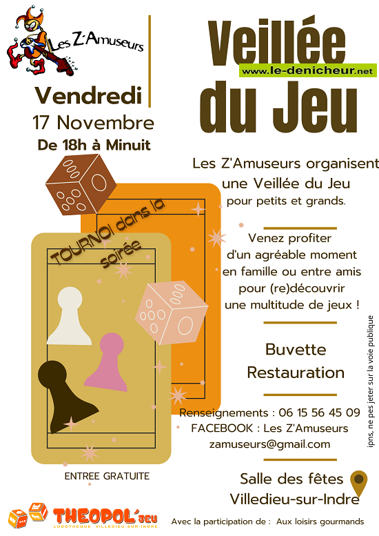 w17 - VEN 17 novembre - VILLEDIEU /Indre - Veillée du Jeu _ 11-17_58
