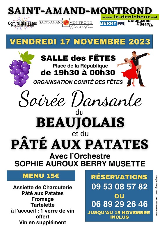 w17 - VEN 17 novembre - ST-AMAND-MONTROND - Soirée dansante avec Sophie Auroux Berry Musette 11-17_67