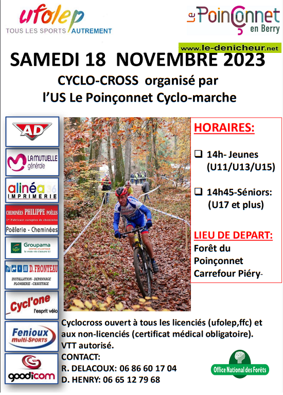 w18 - SAM 18 novembre - LE POINCONNET - Cyclo-Cross * 11-18_36