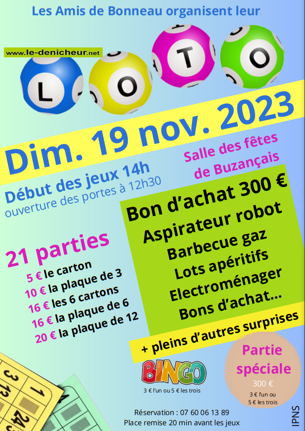 w19 - DIM 19 novembre - BUZANCAIS - Loto des Amis de Bonneau ° 11-19_31