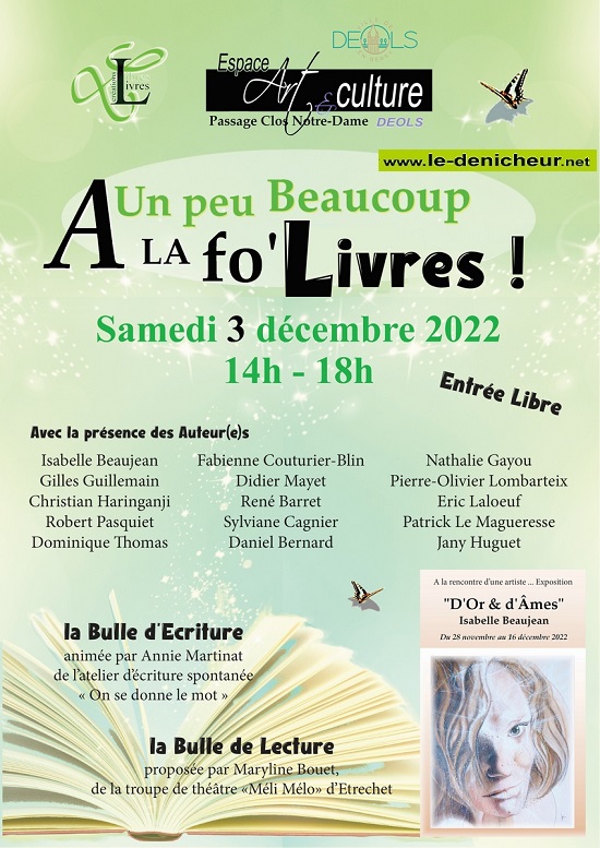l03 - SAM 03 décembre - DEOLS - Un peu, Beaucoup, A la Fo'Livres ! 12-03_27