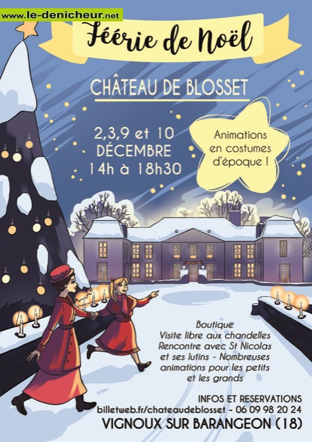 x02 - SAM 02 décembre- VIGNOUX /Barangeon -  Féérie de Noël au Château de Blosset ° 12-03_44