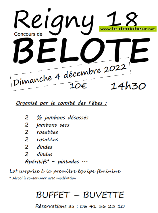 l04 - DIM 04 décembre - REIGNY - Concours de belote */ 12-04_15