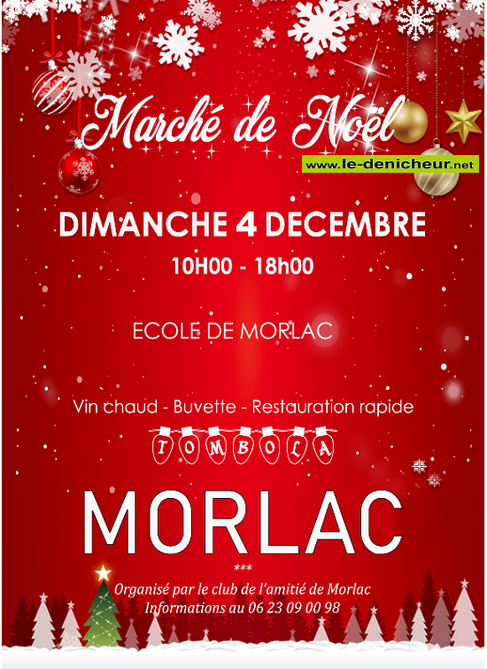l04 - DIM 04 décembre - MORLAC - Marché de Noël du club de l'Amitié */ 12-04_18