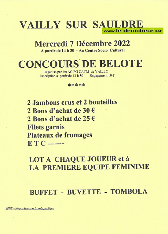 l07 - MER 07 décembre - VAILLY /Sauldre - Concours de belote  */ 12-07_19