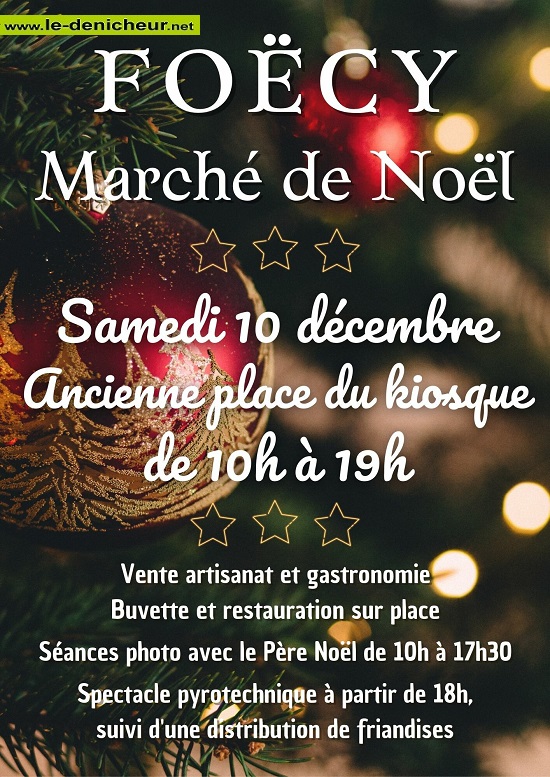 l10 - SAM 10 décembre - FOËCY - Marché de Noël  12-10_19