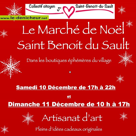 l10 - SAM 10 décembre - ST-BENOIT DU SAULT - Marché de Noël  12-10_24