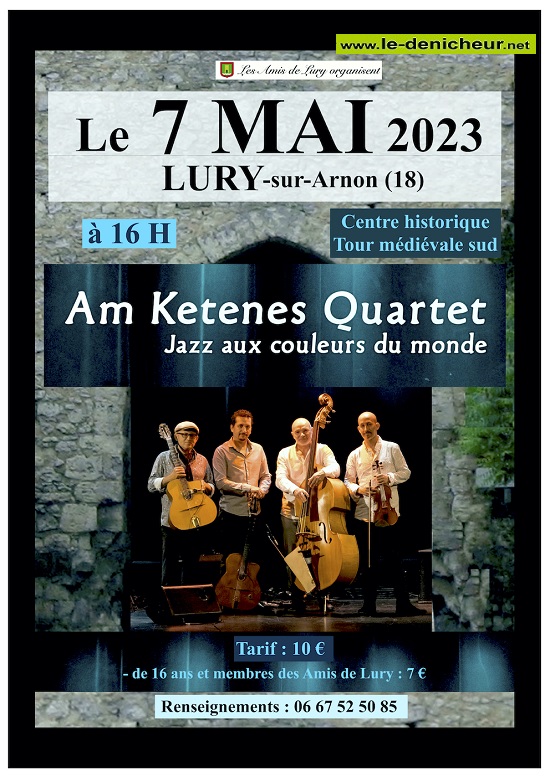 q07 - DIM 07 mai - LURY /Arnon - Am Ketenes Quartet en concert _ Adl_am10