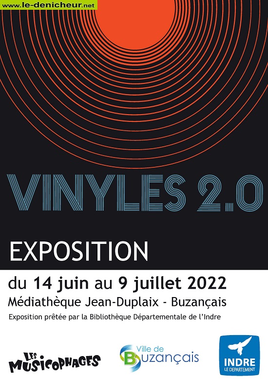 g09 - Jusqu'au 9 juillet - BUZANCAIS - Exposition  Vinyles 2.0 _* Affic124