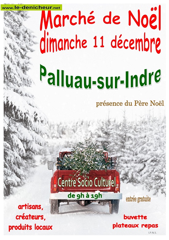 l11 - DIM 11 décembre - PALLUAU /Indre - Marché de Noël _ Affic192