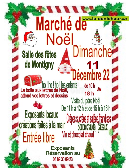 l11 - DIM 11 décembre - MONTIGNY - Marché de Noël _ Affic200