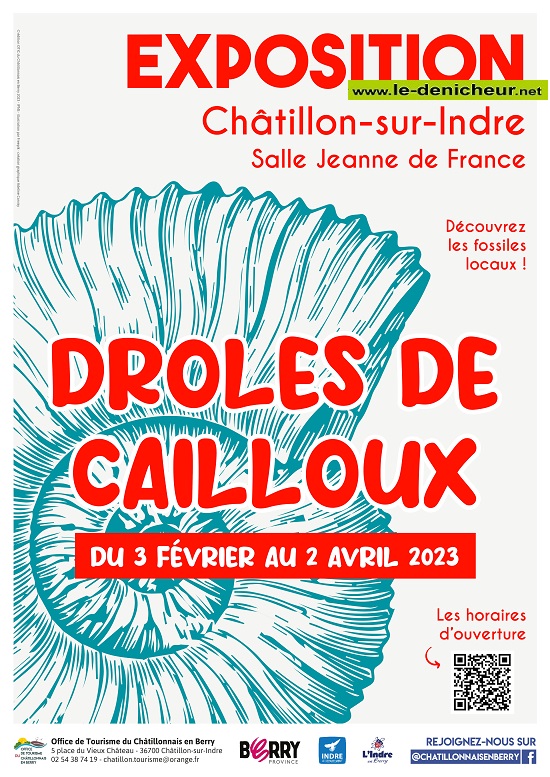 p02 - Jusqu'au 02 avril - CHATILLON /Indre - Drôles de cailloux [Exposition] Affic227