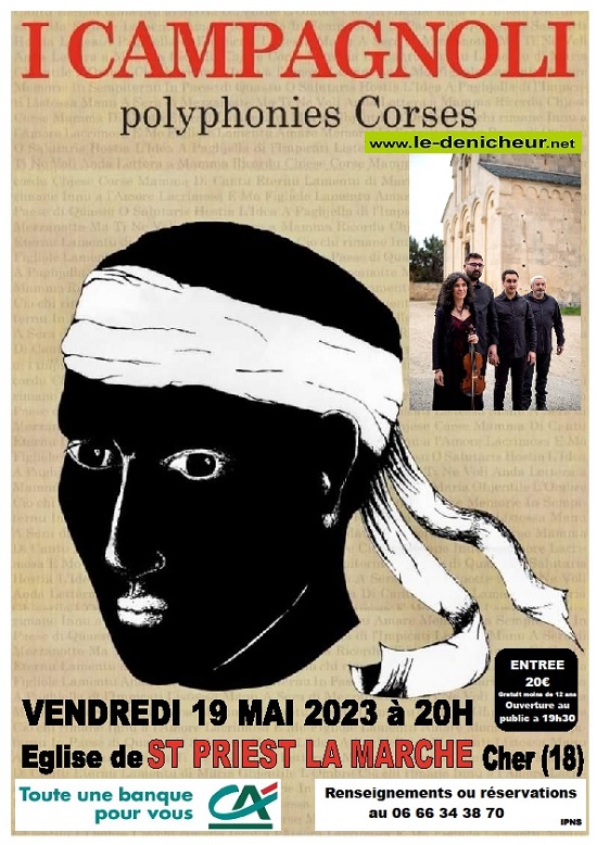 q19 - VEN 19 mai - ST-PRIEST LA MARCHE - Concert de Polyphonies Corses Affic306