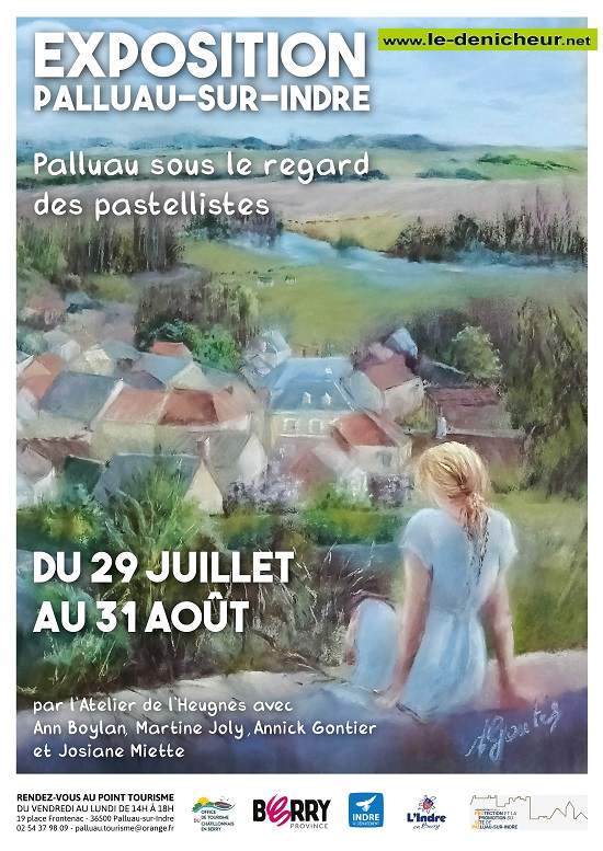 t31 - Jusqu'au 31 août - PALLUAU /Indre ... sous le regard des pastellistes [Exposition] Affic340