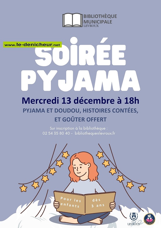 x13 - MER 13 décembre - CLION /Indre - Soirée pyjama _ Affic395