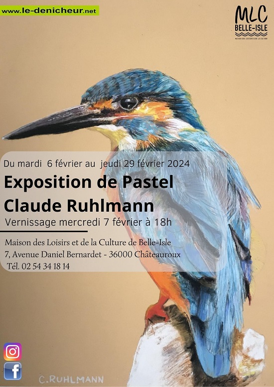 b29 - Jusqu'au 29 février - CHATEAUROUX - Exposition de pastel Claude Ruhlmann Affic419