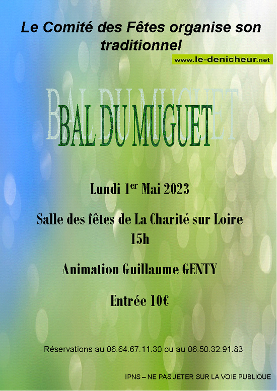 q01 - LUN 01 mai - LA CHARITE /Loire - Bal avec Guillaume Genty  Bal_mu10