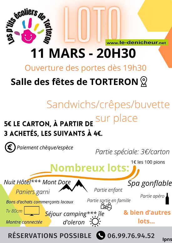 o11 - SAM 11 mars - TORTERON - Loto des p'tits écoliers _ Crzome10