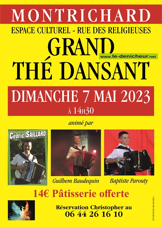 q07 - DIM 07 mai - MONTRICHARD - Thé dansant Encart10