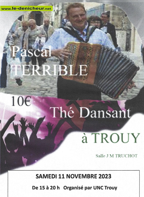 w11 - SAM 11 novembre - TROUY - Thé dansant avec Pascal Terrible _ Flayer12