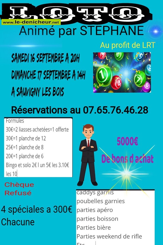 u16 - SAM 16 septembre - SAUVIGNY LES BOIS - Loto de LRT * Image065