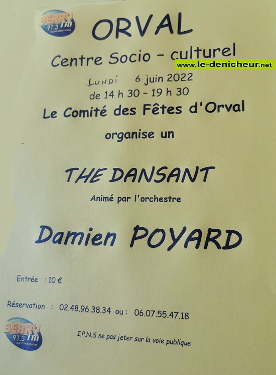 f06 - LUN 06 juin - ORVAL - Thé dansant avec Damien Poyard */ Img_2019