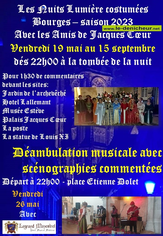 r23 - VEN 23 juin - BOURGES - Les Nuits Lumière Costumées ++ Nl_26_10