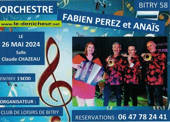 e26 - DIM 26 mai - BITRY - Thé dansant avec Fabien Perez et Anaïs Numzor30