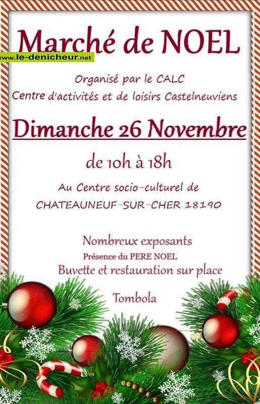 w26 - DIM 26 novembre - CHATEAUNEUF /Cher - Marché de Noël du CALC _ Resize13