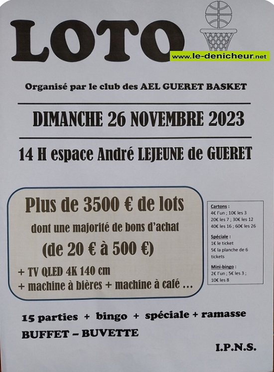 w26 - DIM 26 novembre - GUERET - Loto du Basket _ Screen40