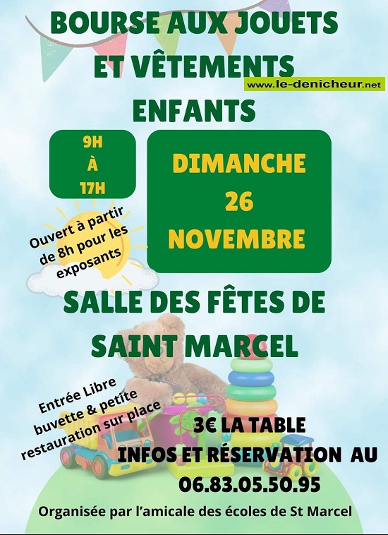 w26 - DIM 26 novembre - ST-MARCEL - Bourse aux jouets et vêtements _ Screen41
