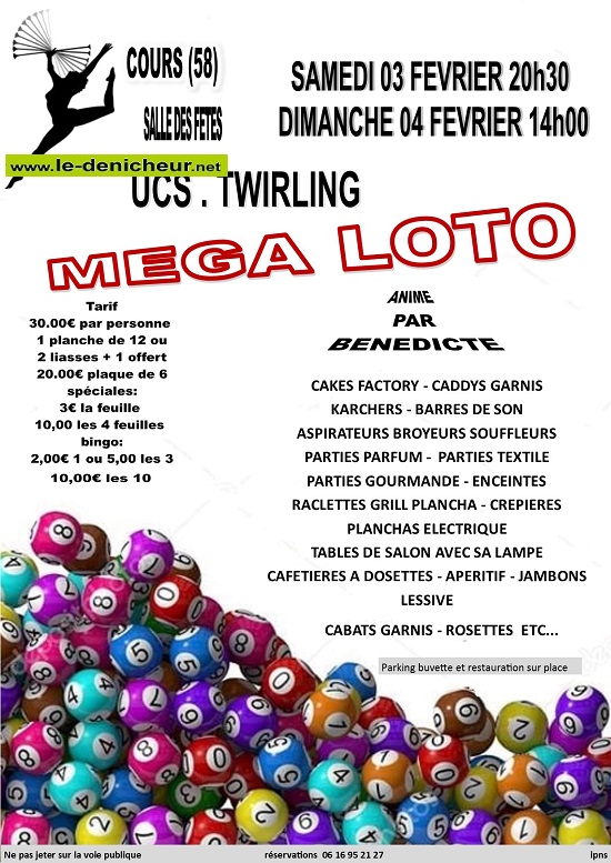 b04 - DIM 04 février - COURS - Loto de l'UCS Twirling Twirli12