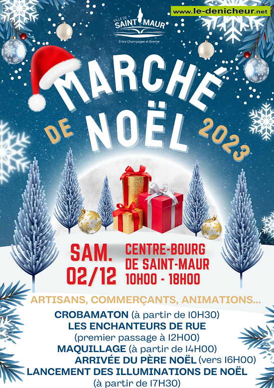 Samedi 02 décembre - ST-MAUR - Marché de Noël dans l'Indre Visuel10