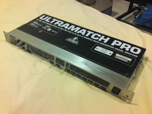 Behringer SRC 2496 Ultra match PRO digital upsampler (Used) SOLD Dsc03814