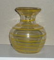 ribbon trailed type swirl vase Yellow10