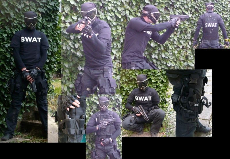 Ici photo de vos lanceurs,tenue....... Swat10