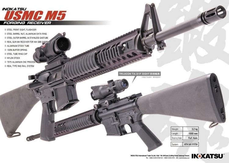 Découvrez la nouveauté INOKATSU : M16A4 M5 MTW Gas Blow Back Untitl11