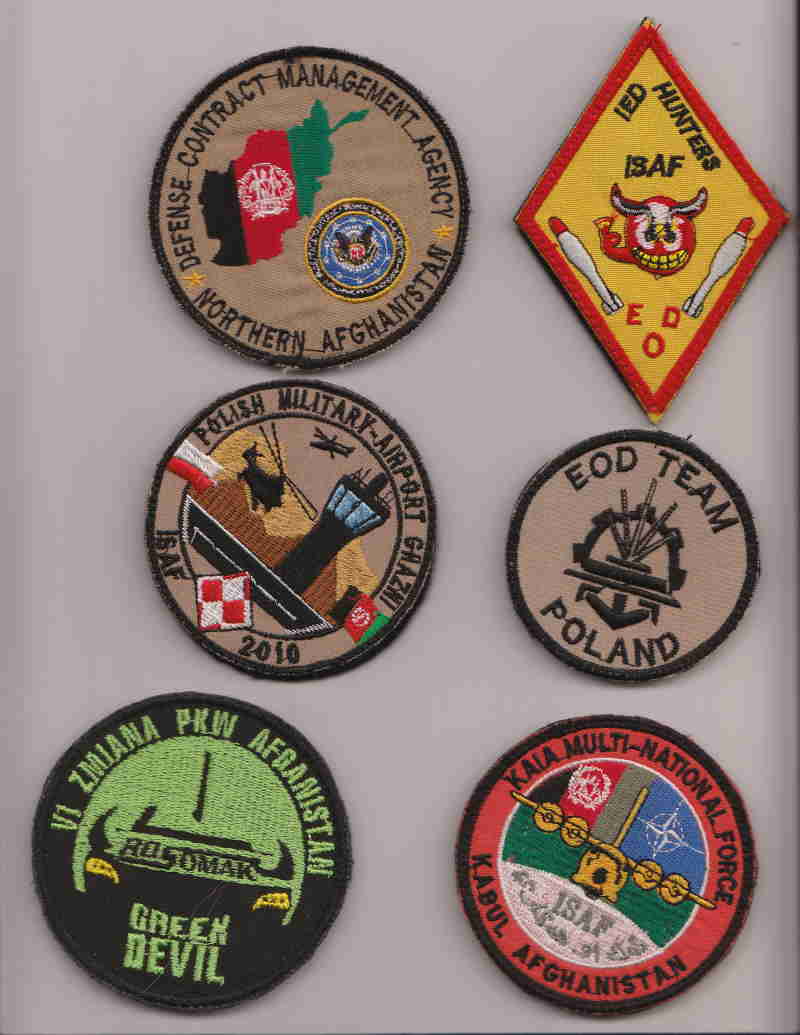 NATO insignias from Afghanistan Afghan18
