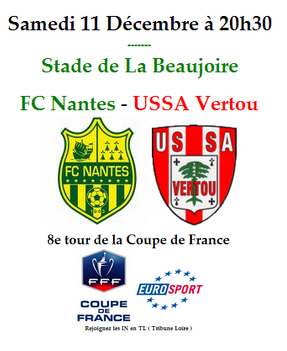 Nantes - Vertou (8ème tour de la Coupe de France )  Groupe18