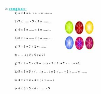 MATH for 3rd prim - lesson 1(second term) 3210