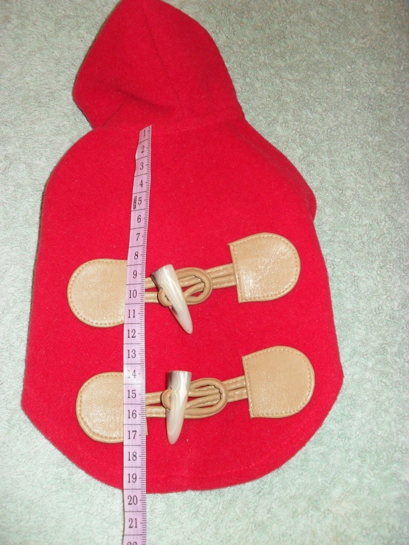 Item 36 - Little red riding hood, dog coat Xmas_a46