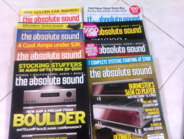 Stereophile, Absolute Sound (past issues) Reserved Absolu10