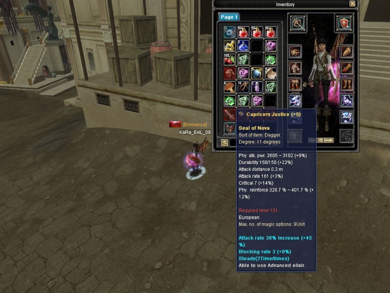 WTS EU king STR char KaRa_EviL_09 lvl 94 check here for more info Sro20112